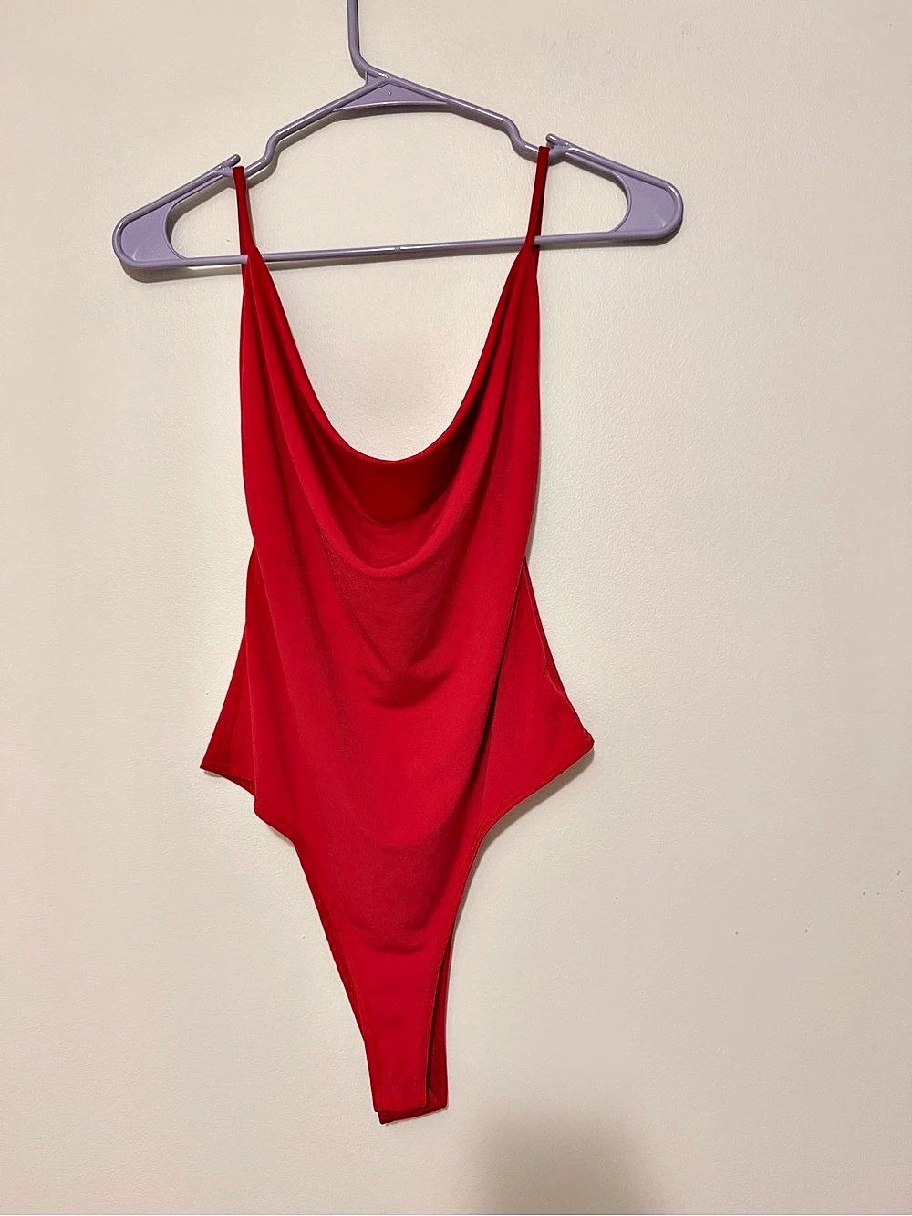 We Are HAH Red One-Piece Swimsuit Size Medium Like New